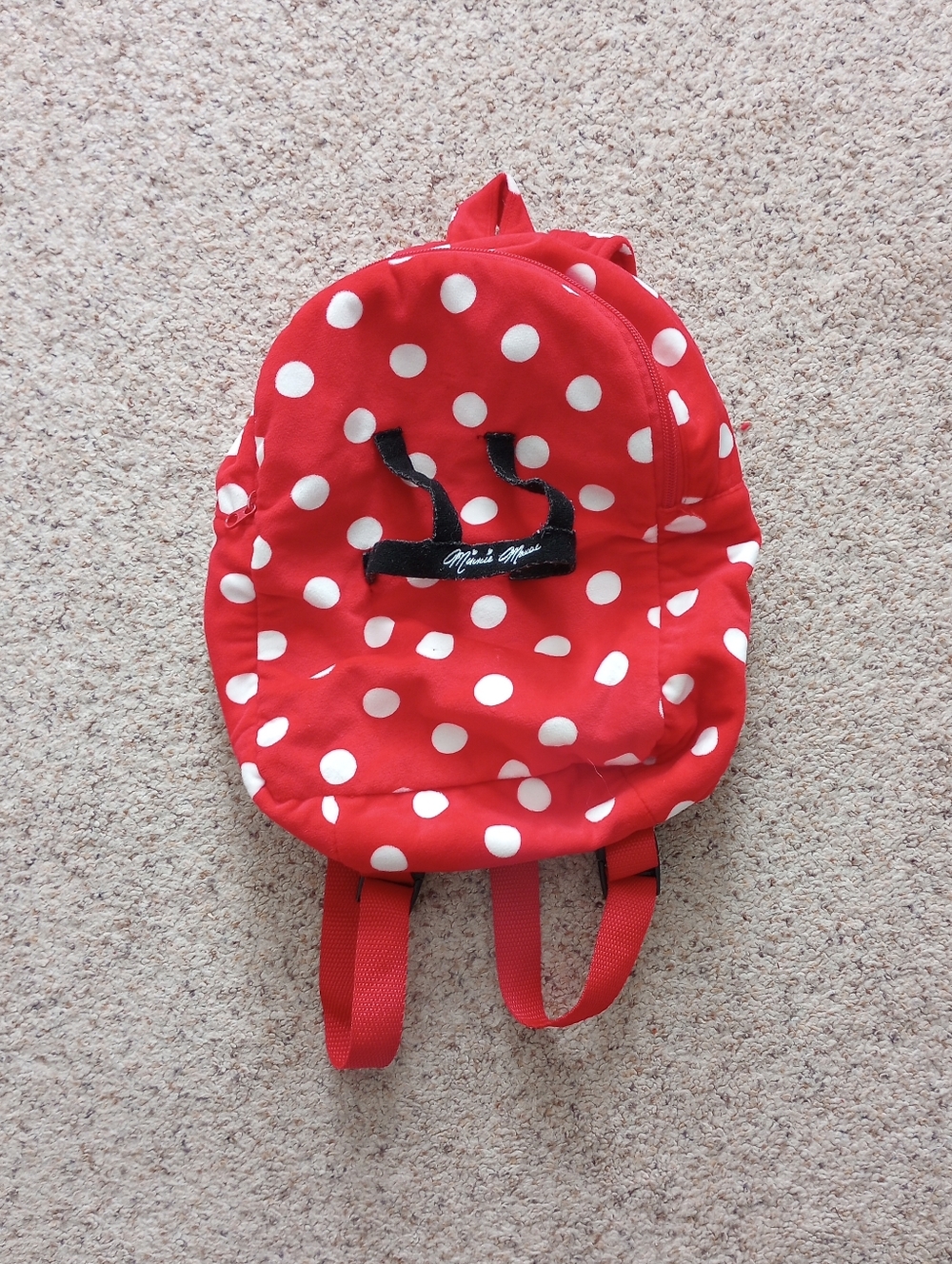 Disney Parks Minnie Mouse Polka Dot Backpack